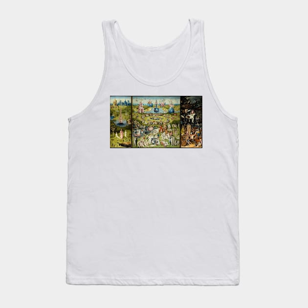 Hieronymus Bosch The Garden Of Earthly Delights Tank Top by fineartgallery